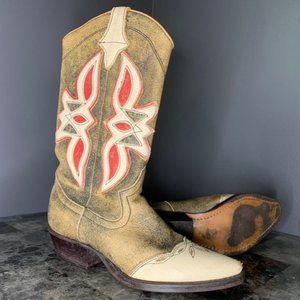 RARE Vintage Nine West Cowboy Boot Size 8M